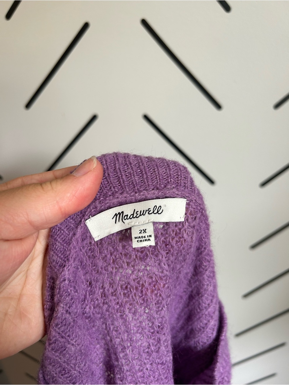 Madewell knit alpaca wool long sleeve sweater - Picture 3 of 6